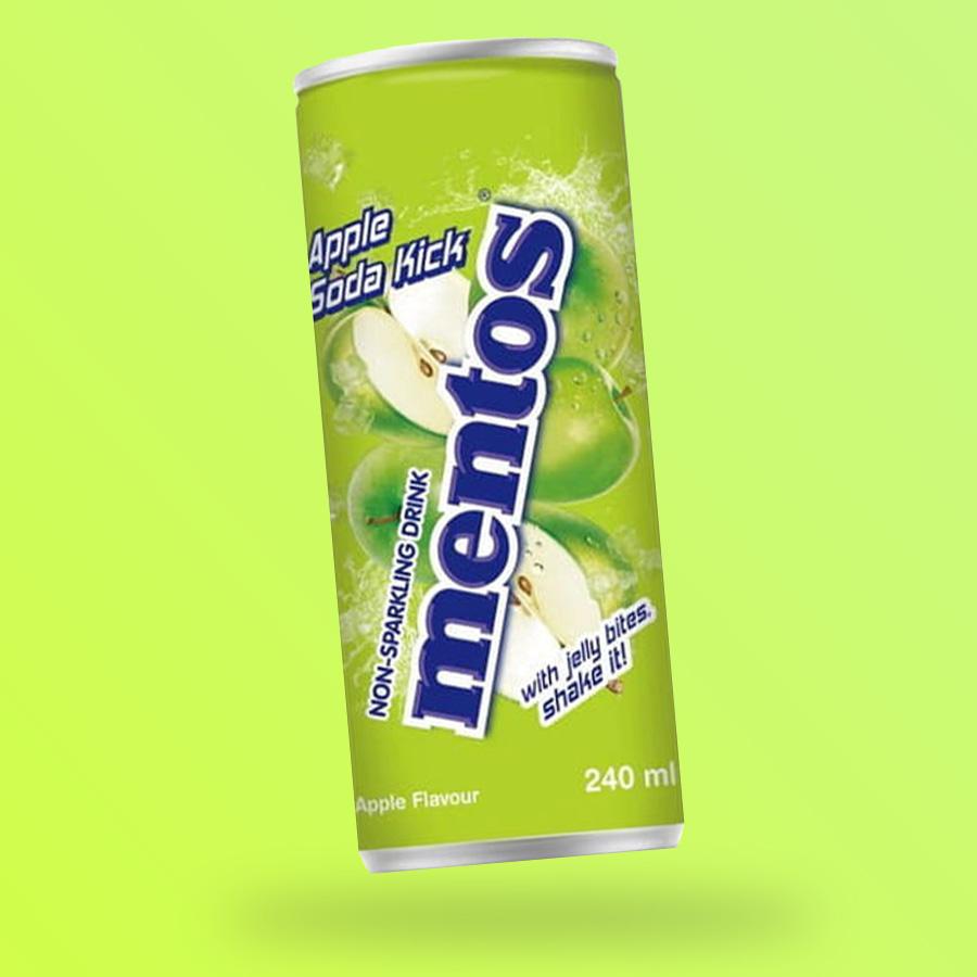 Mentos Apple Soda Kick üdítőital 240ml