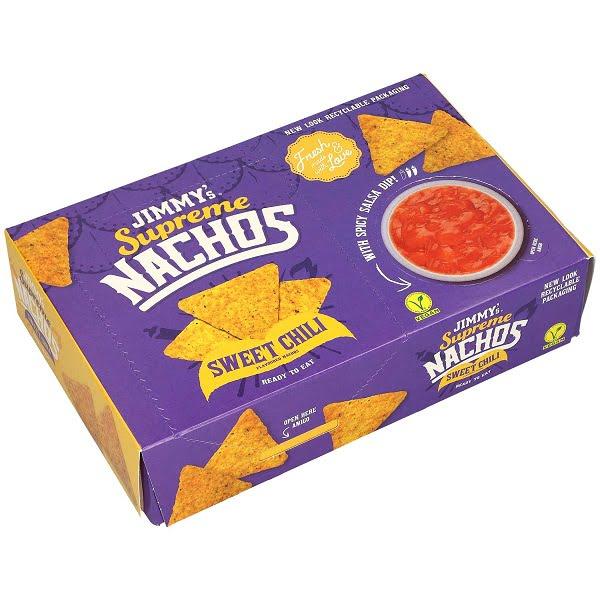 Jimmys Supreme Sweet Chili nachos chips salsa szósszal 200g