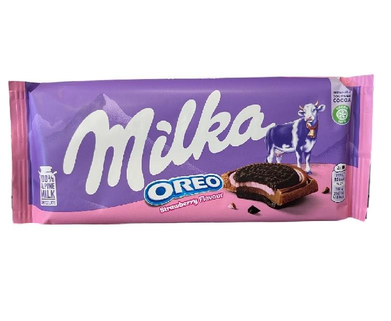 Milka epres oreo csokoládé 92g