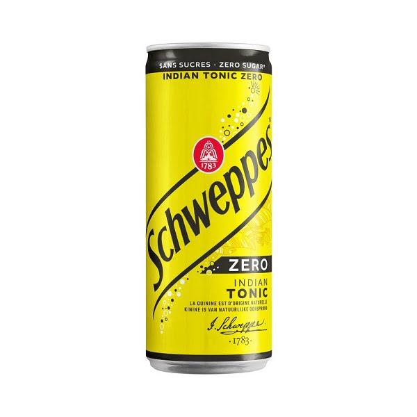 Schweppes Zero Indian Tonic szénsavas cukormentes üdítő 330ml