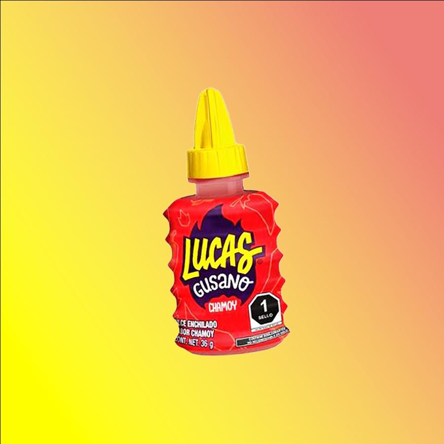 Lucas Gusano Chamoy csípős folyékony cukorka 36g