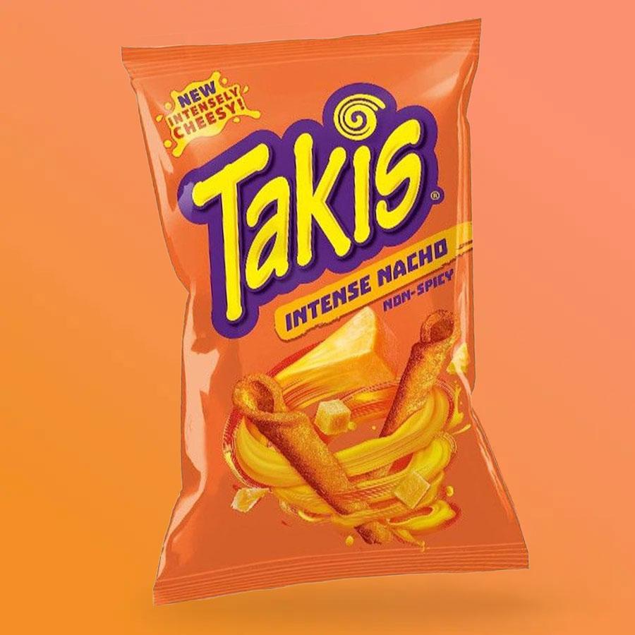 Takis Intense Nacho mexikói sajtos tortilla chips 92g