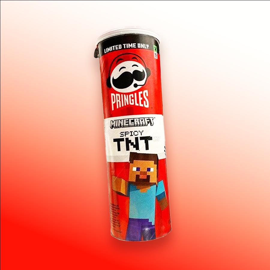 Pringles Minecraft Spicy TNT csípős chips 158g