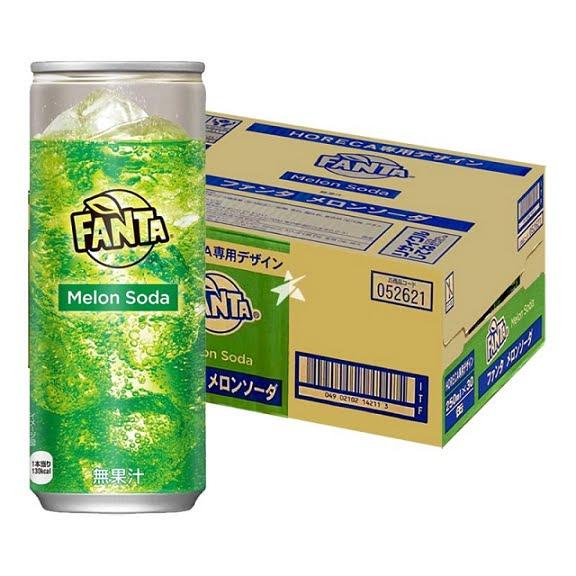 Fanta Melon Soda sárgadinnye ízű üdítő 250ml