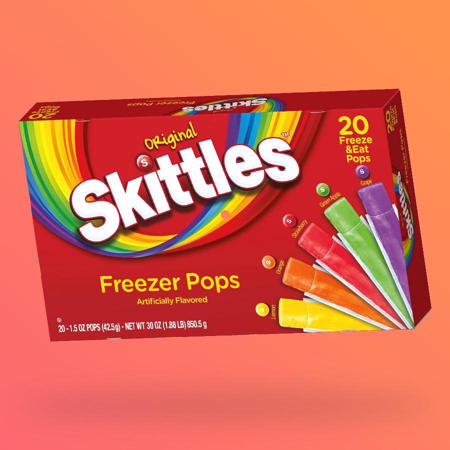Skittles Freezer Pops fagyasztós nyalóka 283,5g