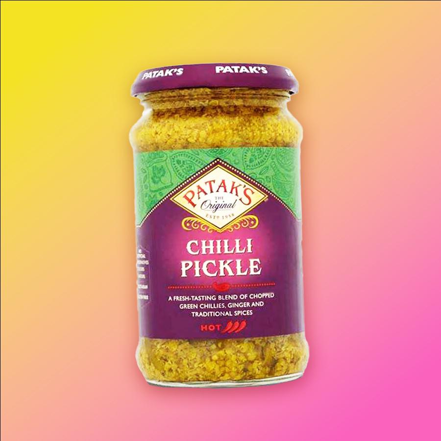 Pataks Chili Pickle csípős chilis savanyúság 283g