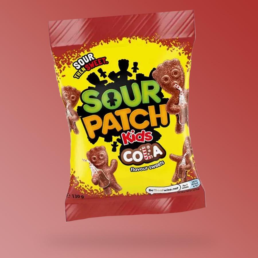 Sour Patch Kids Cola ízű savanyú gumicukor 130g