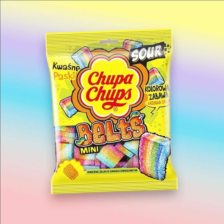 Chupa Chups Mini Belts savanyú gumicukor 90g