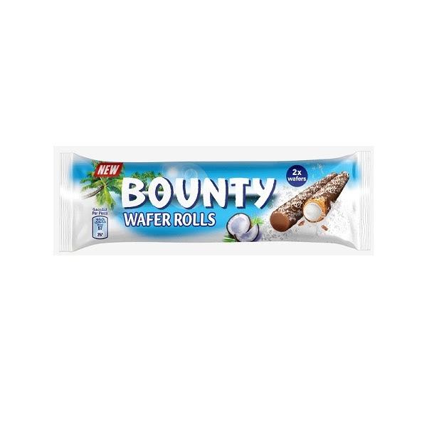 Bounty Wafer Rolls kókuszos ostya tekercs 22,5g