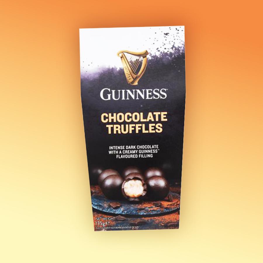 Guinness sörös trüffelkrémmel töltött étcsokoládégolyók