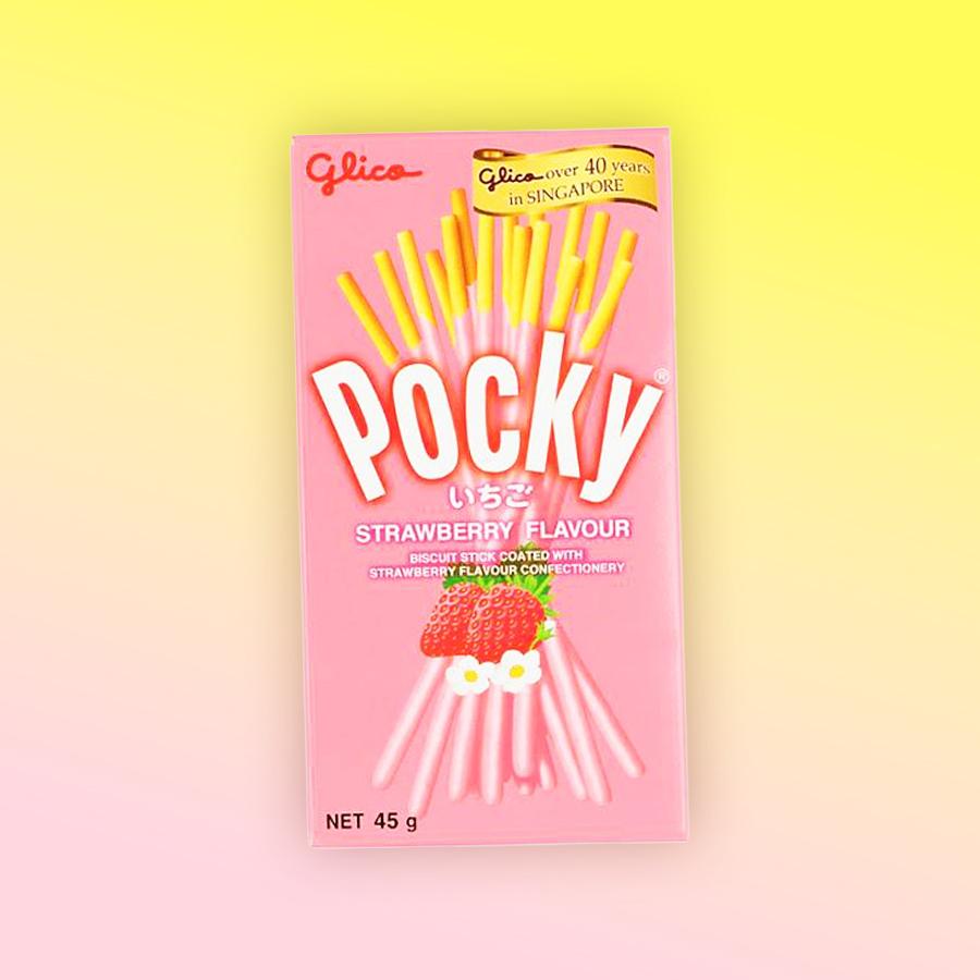 Glico Pocky eper ízű ropi 45g