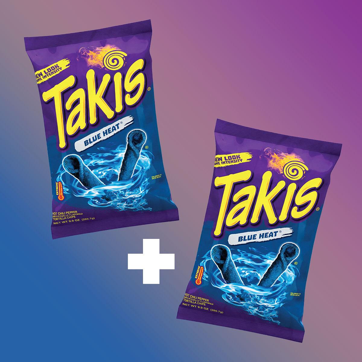 1+1 Takis Blue Heat csípős mexikói chips csomag 2 x 92g