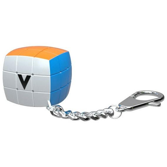 V-Cube 3x3 lekerekített kulcstartó kocka