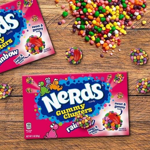 Nerds Gummy Clusters Rainbow rágós gumicukor 85g