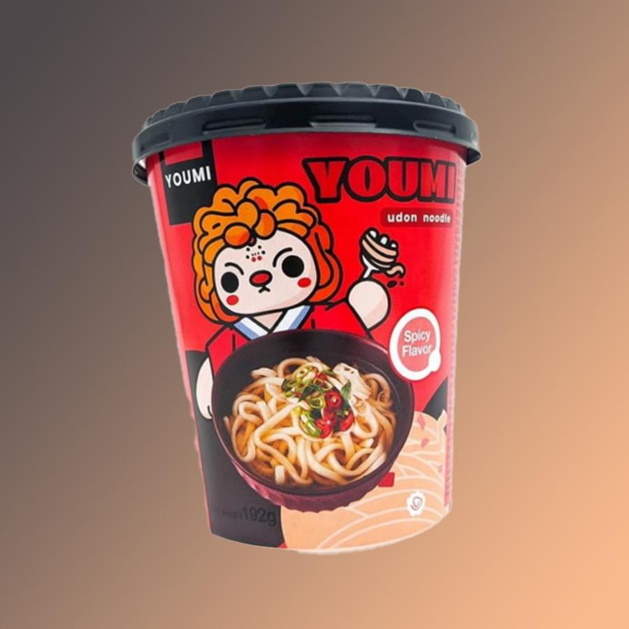 Youmi Instant Udon Spicy csípős instant tészta 192g