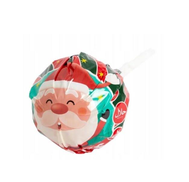 XL Santa Lollipop Mikulás mintájú óriás nyalóka ajándékcsomag 135g
