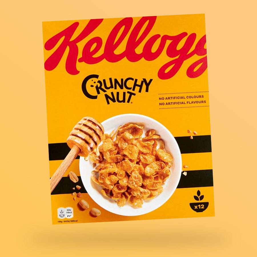 Kelloggs Crunchy Nut gabonapehely 375g Szavatossági idő: 2024-05-09
