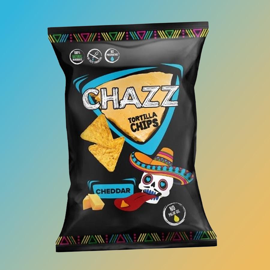 Chazz Cheddar sajtos tortilla chips 100g