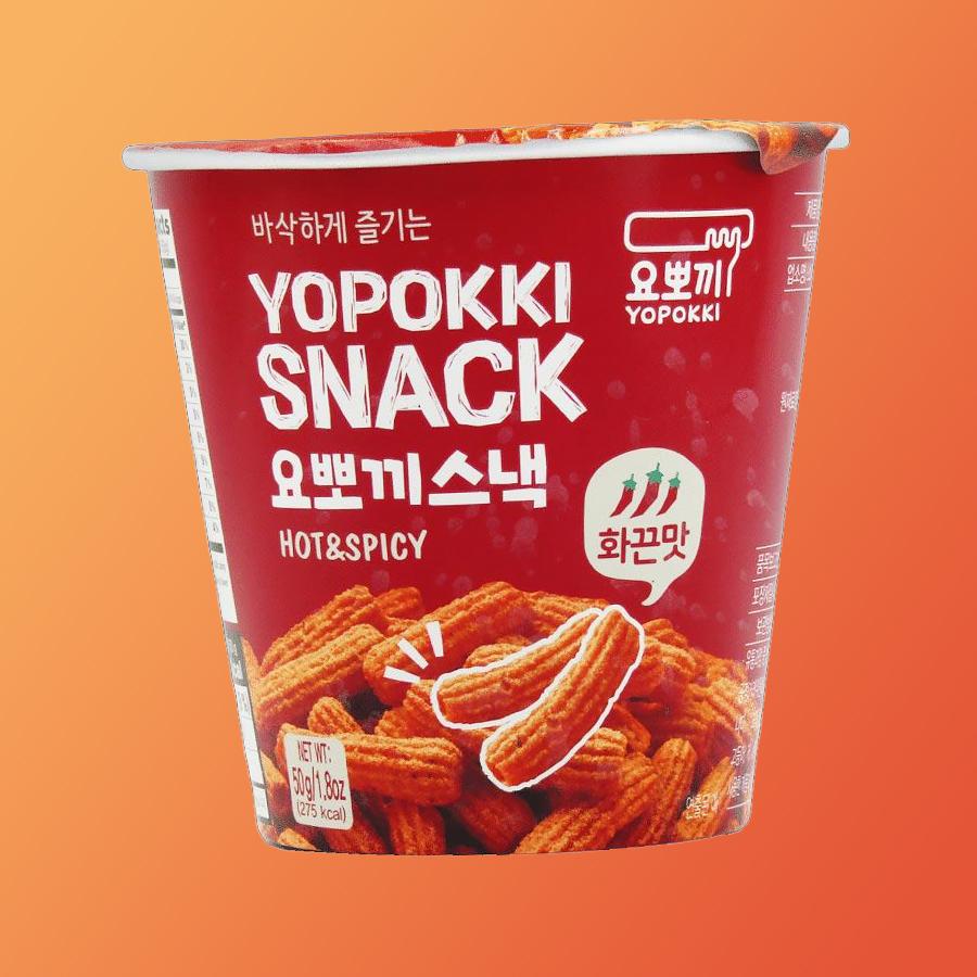 Yopokki hot and spicy csípős Tteokbokki snack 50g
