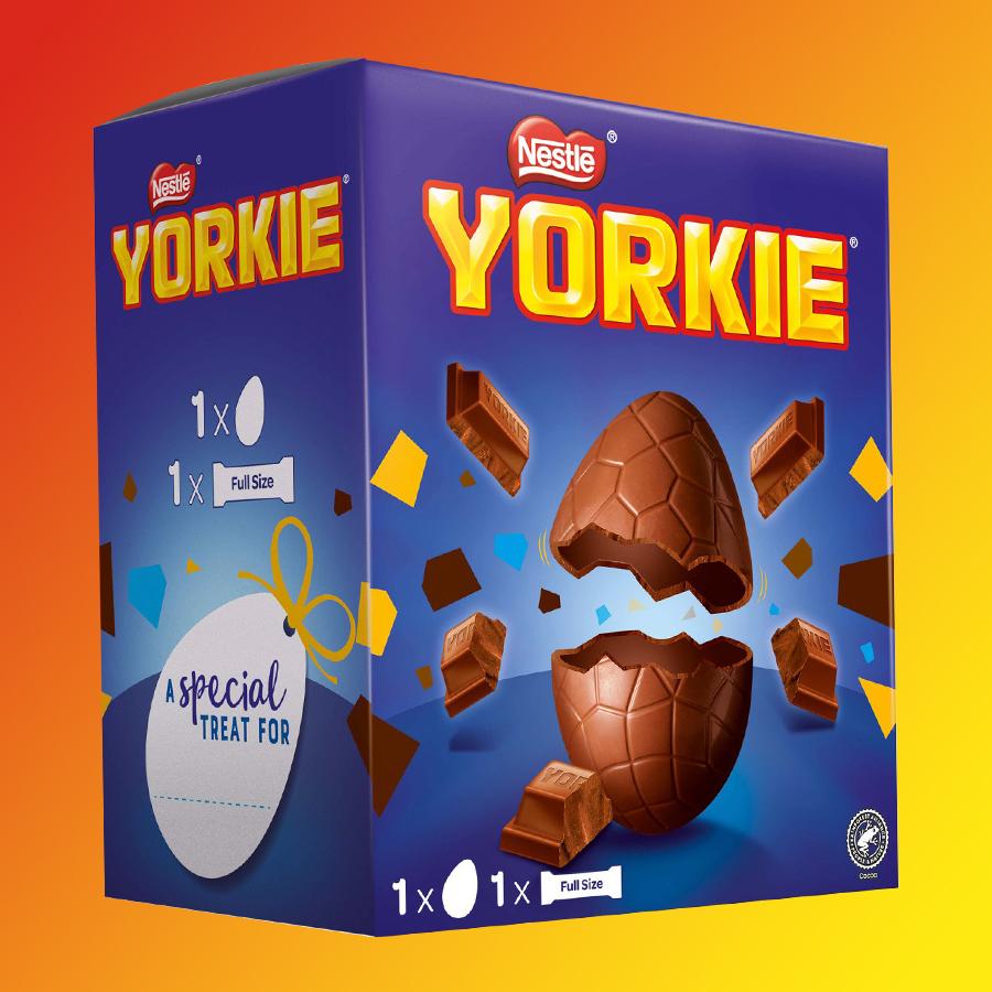 Nestlé Yorkie Large Egg óriás csokitojás 196g