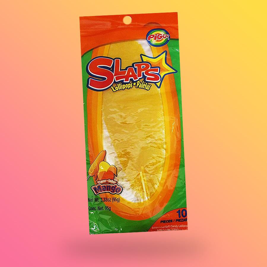 Pigui Slaps mangó ízű nyalóka (10 db) 100g