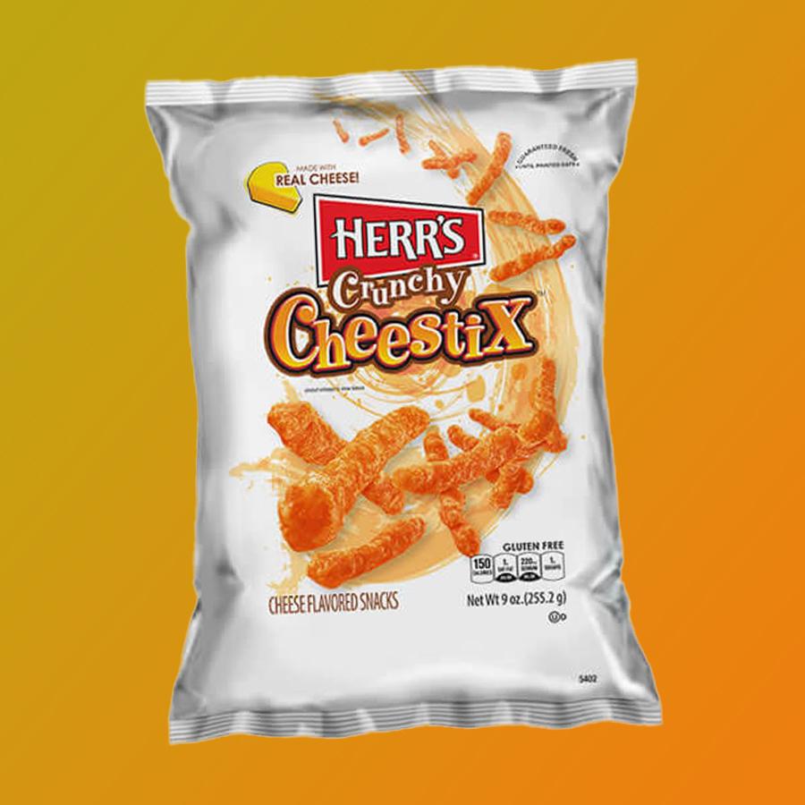 Herrs USA Crunchy Cheese Stix sajtos chips 227g