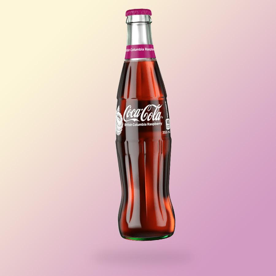 Coca Cola British Columbia Raspberry málna ízű üdítőital 355ml