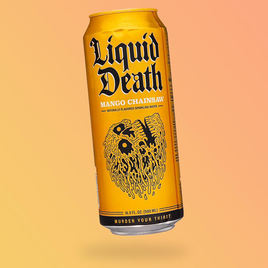 Liquid Death mangó ízű üdítő 500ml
