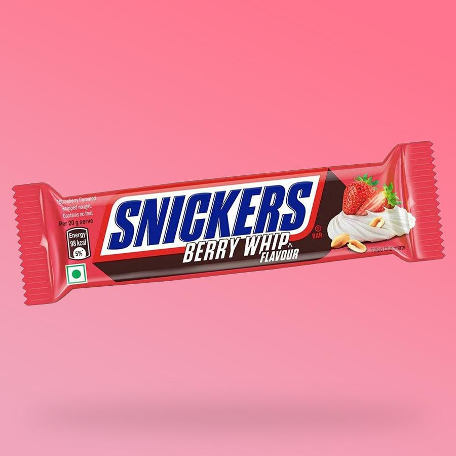 Snickers berry whip epres tejszínhabos csokoládé 40g