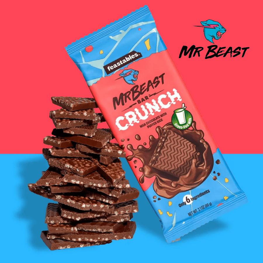 MrBeast Bar Crunch ropogós csokoládé 60g