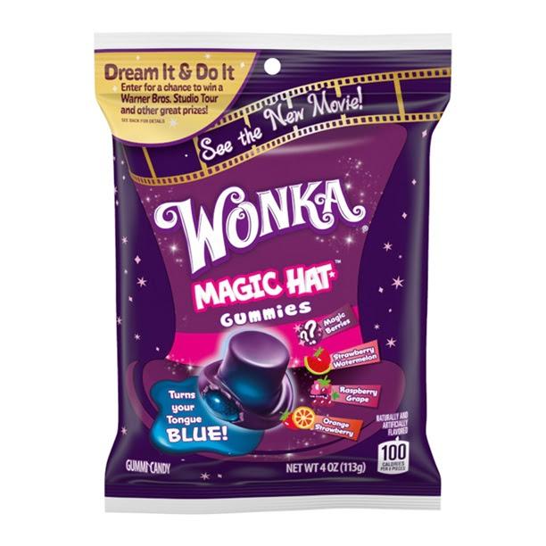 Wonka Magic Hat Gummies kalap formájú gyümölcsös gumicukor 113g