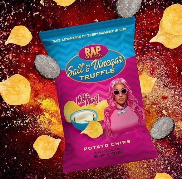 Rap Snack Nicki Minaj Salt and Vinegar só és ecet ízű burgonyachips 71g