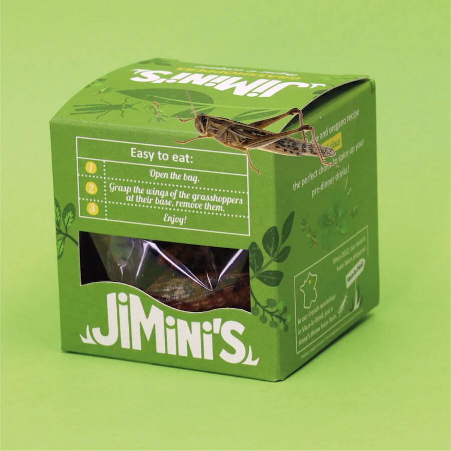 Jiminis Grasshopper ehető sáska kakukkfű és oregánó fűszerezéssel 10g