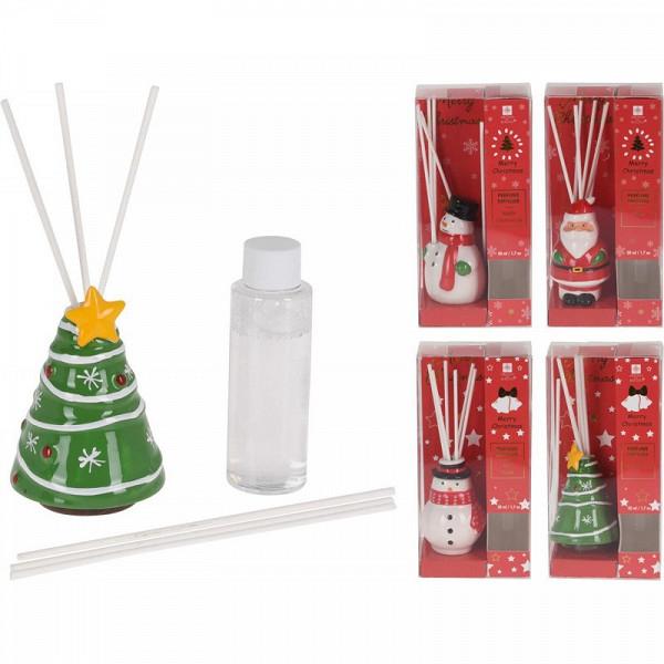 Karácsonyi figurás illatosítók pálcával 50ml több változatban
