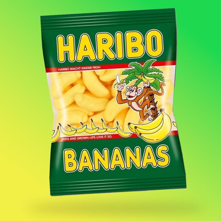Haribo Bananas banán ízű gumicukor 70g