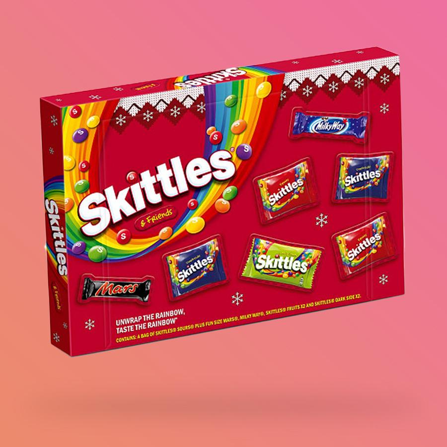 Nestlé Skittles and Friends Selection Box édesség válogatás 150,5g