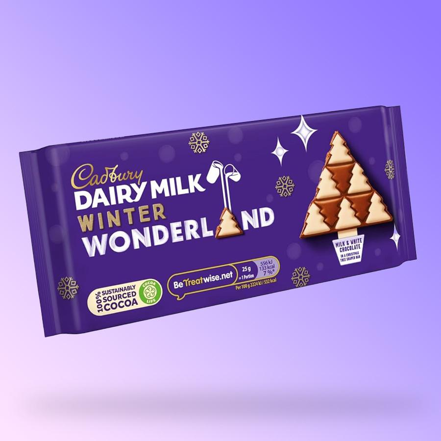 Cadbury Winter Wonderland karácsonyi táblás csoki 100g