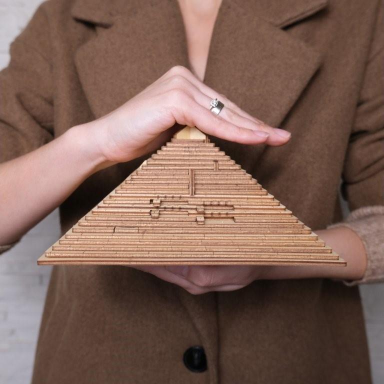 ESCWELT - 3D Logikai doboz rejtett tárolóval - Quest Pyramid
