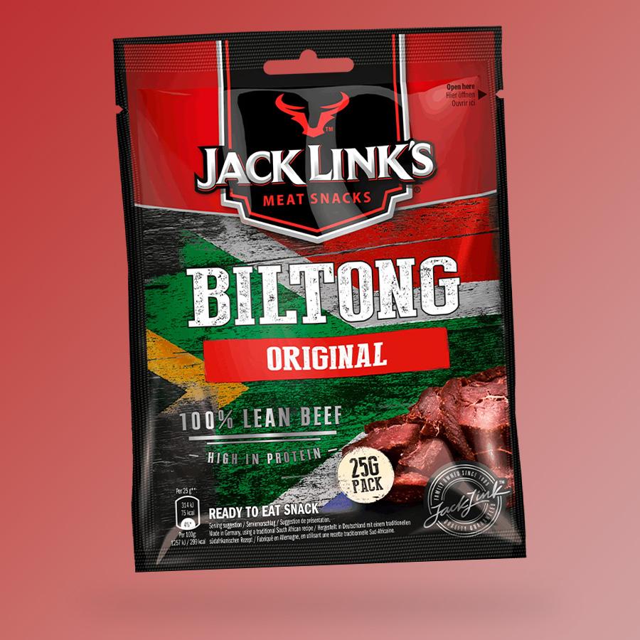 Jack Links Biltong Original szárított marhahús falatok 25g