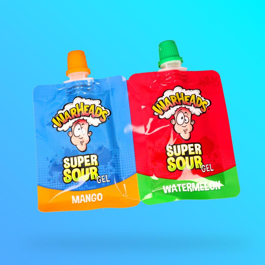 Warheads Super Sour Gel Double Pack savanyú gél 40g