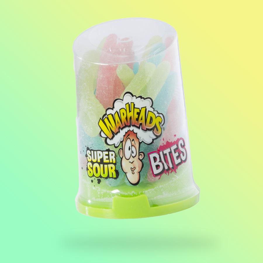 Warheads Super Sour Bites savanyú gumicukor falatkák 80g