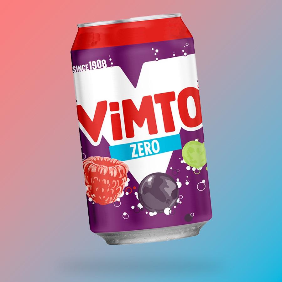 Vimto Sparkling zero gyümölcsös üdítőital 330ml