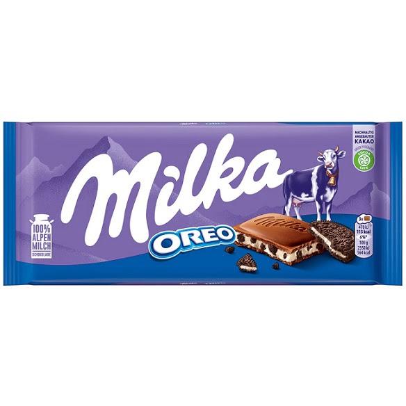 Milka Oreo táblás csokoládé 100g