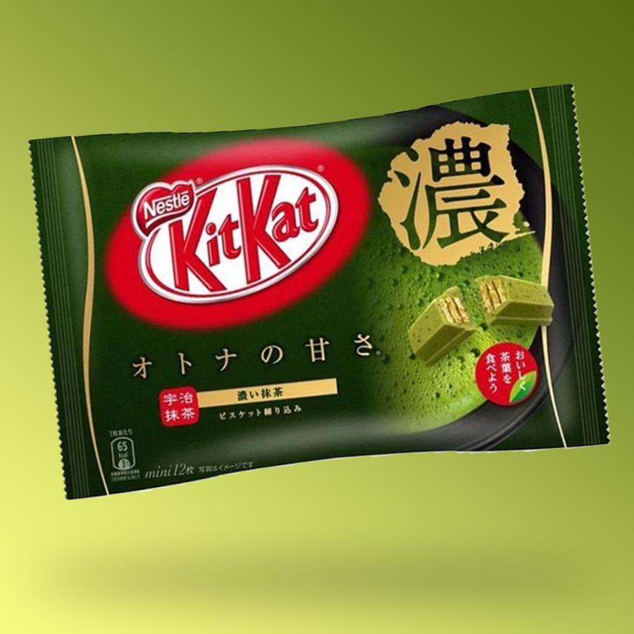 Kit Kat Matcha Strong dupla matcha ízű mini csokik 113g