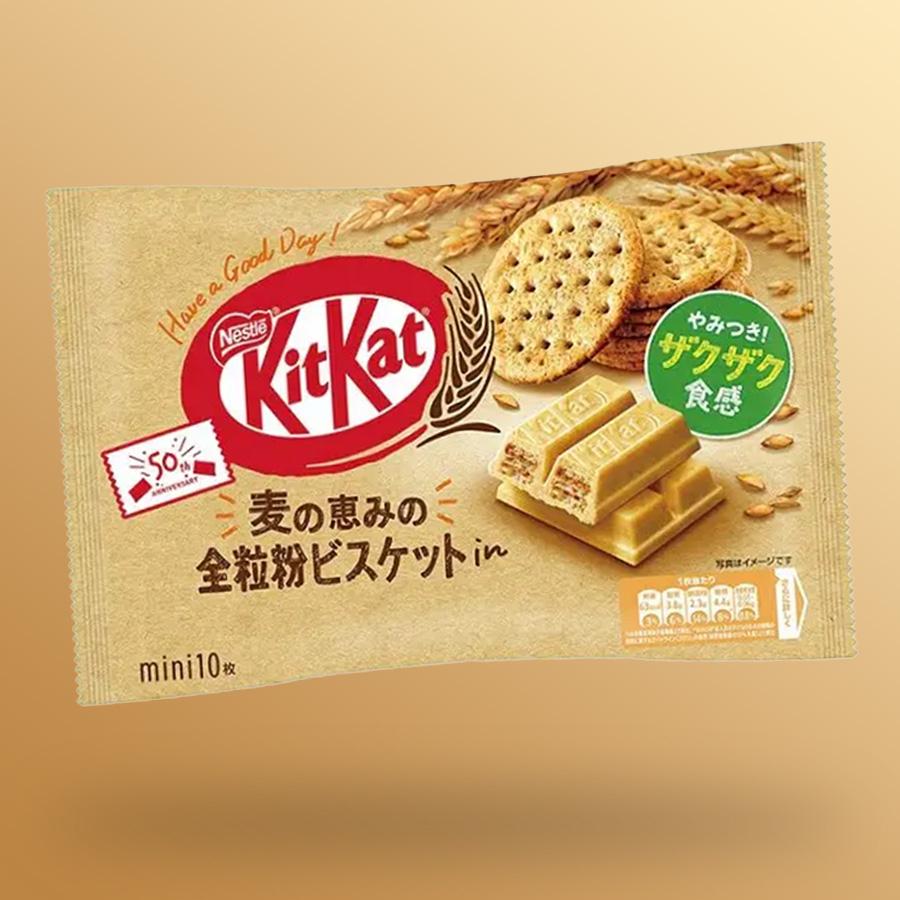 Kit Kat Biscuits kekszes mini csokoládék 124g