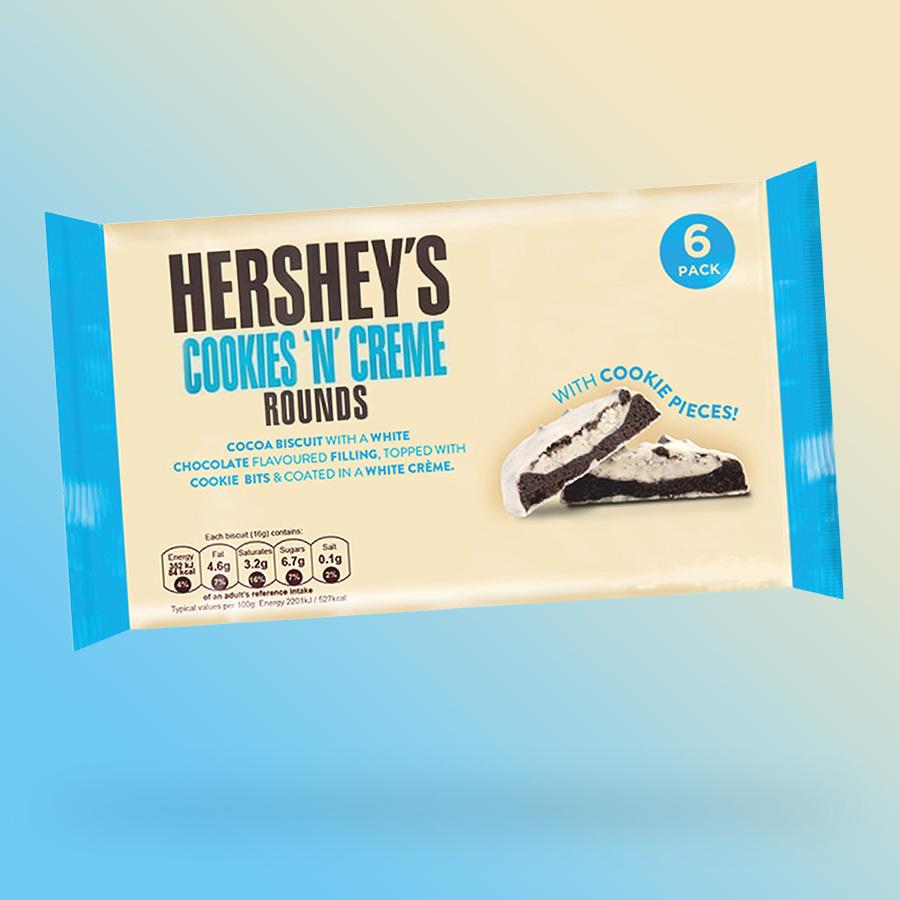 Hersheys Cookies N Creme rounds keksz 96g