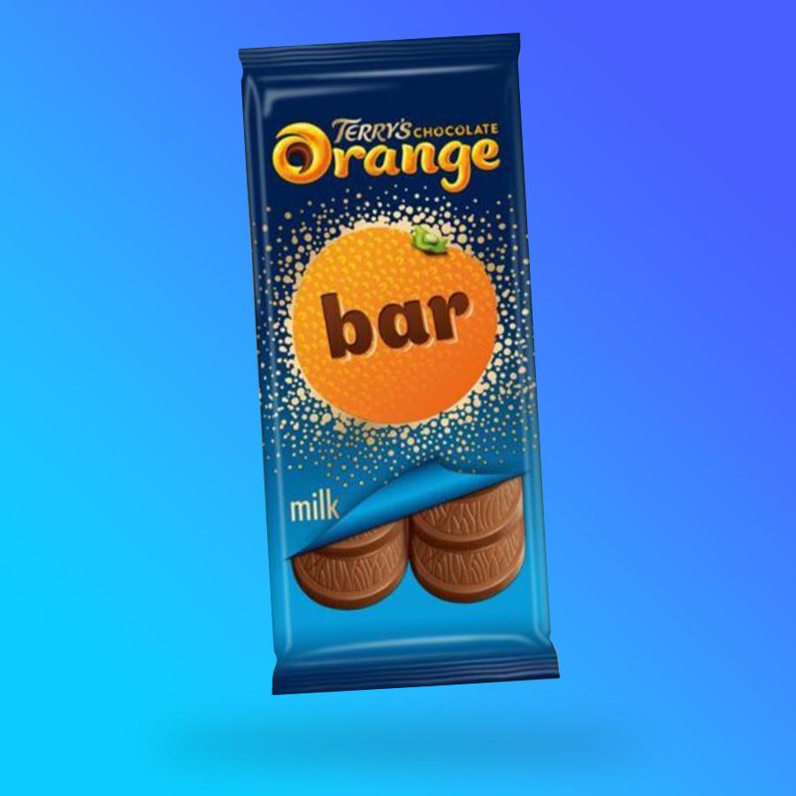 Terrys táblás narancsos csokoládé 90g