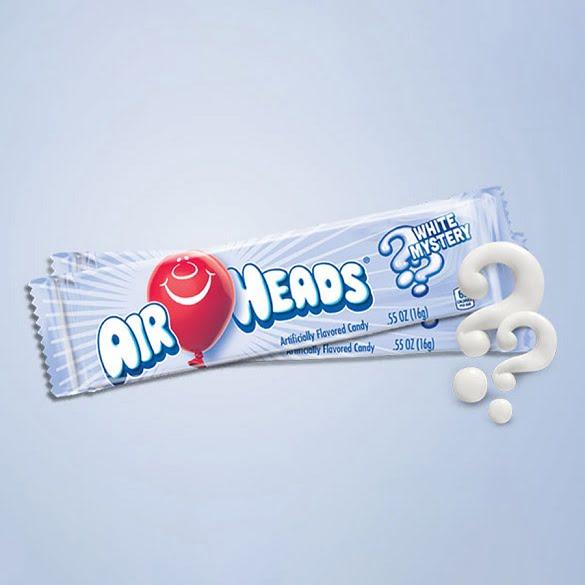 Airheads White Mystery rejtélyes ízű fehér cukorka 15,6g