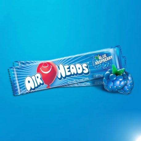 Airheads Blue Raspbery kék málnás cukorka 15,6g