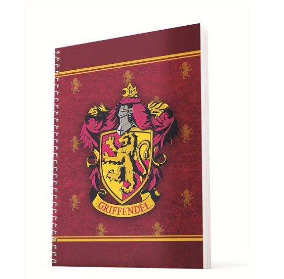 Harry Potter Griffendél spirál jegyzetfüzet